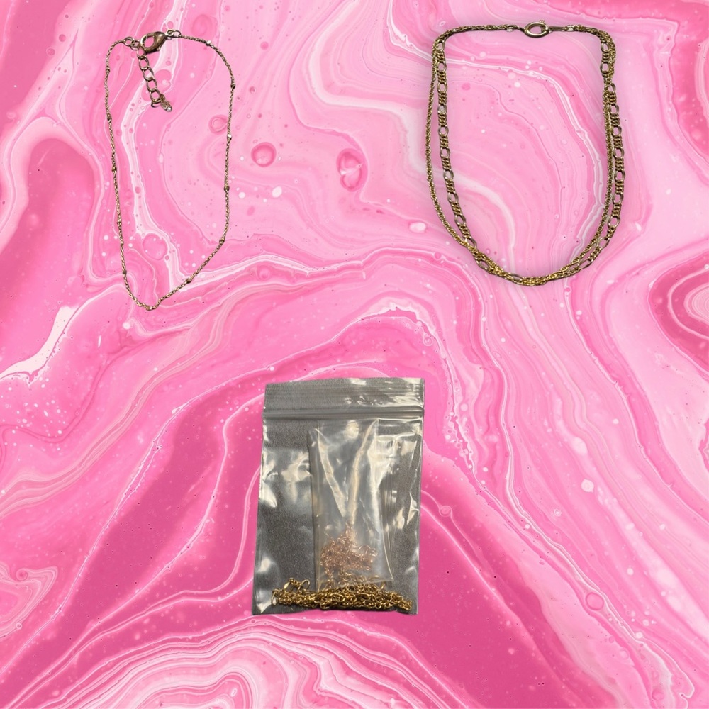 Dainty gold/rose gold bracelets/anklets